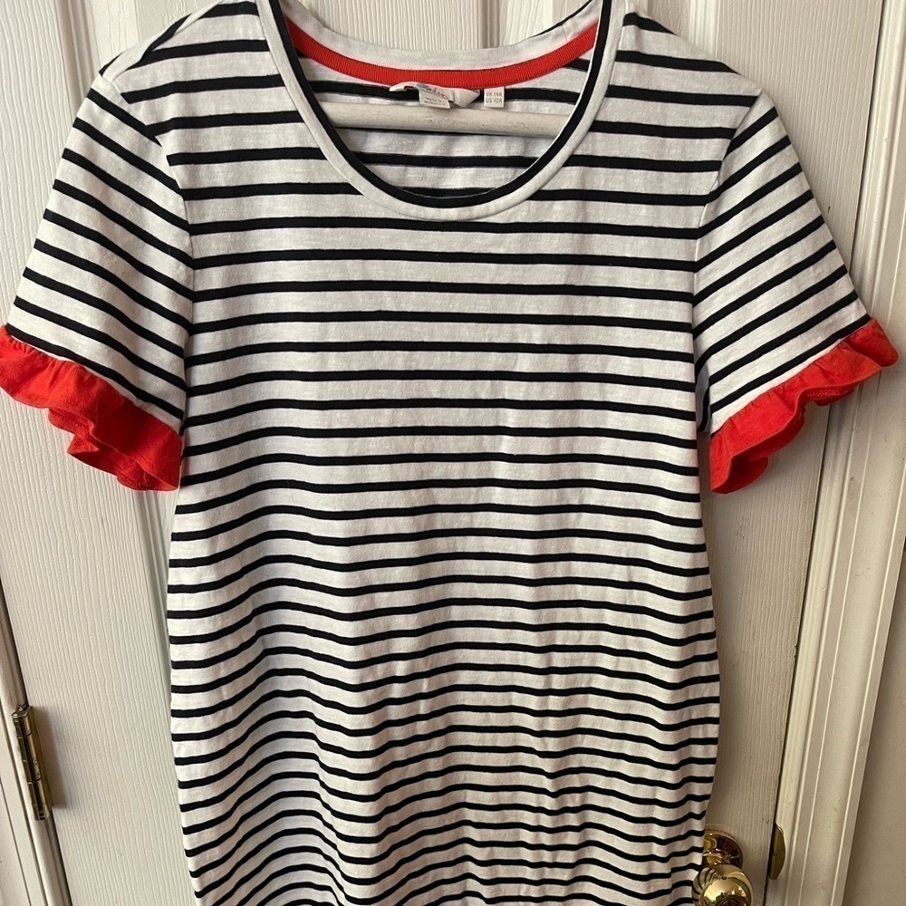 Boden Cotton Dress Red, White, & Blue ~ UK 14R & US 10R